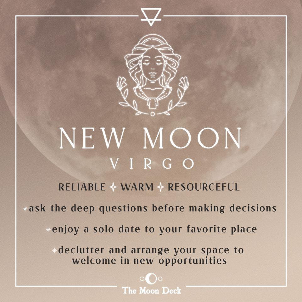 NEW MOON IN VIRGO:: A Homecoming to Ourselves