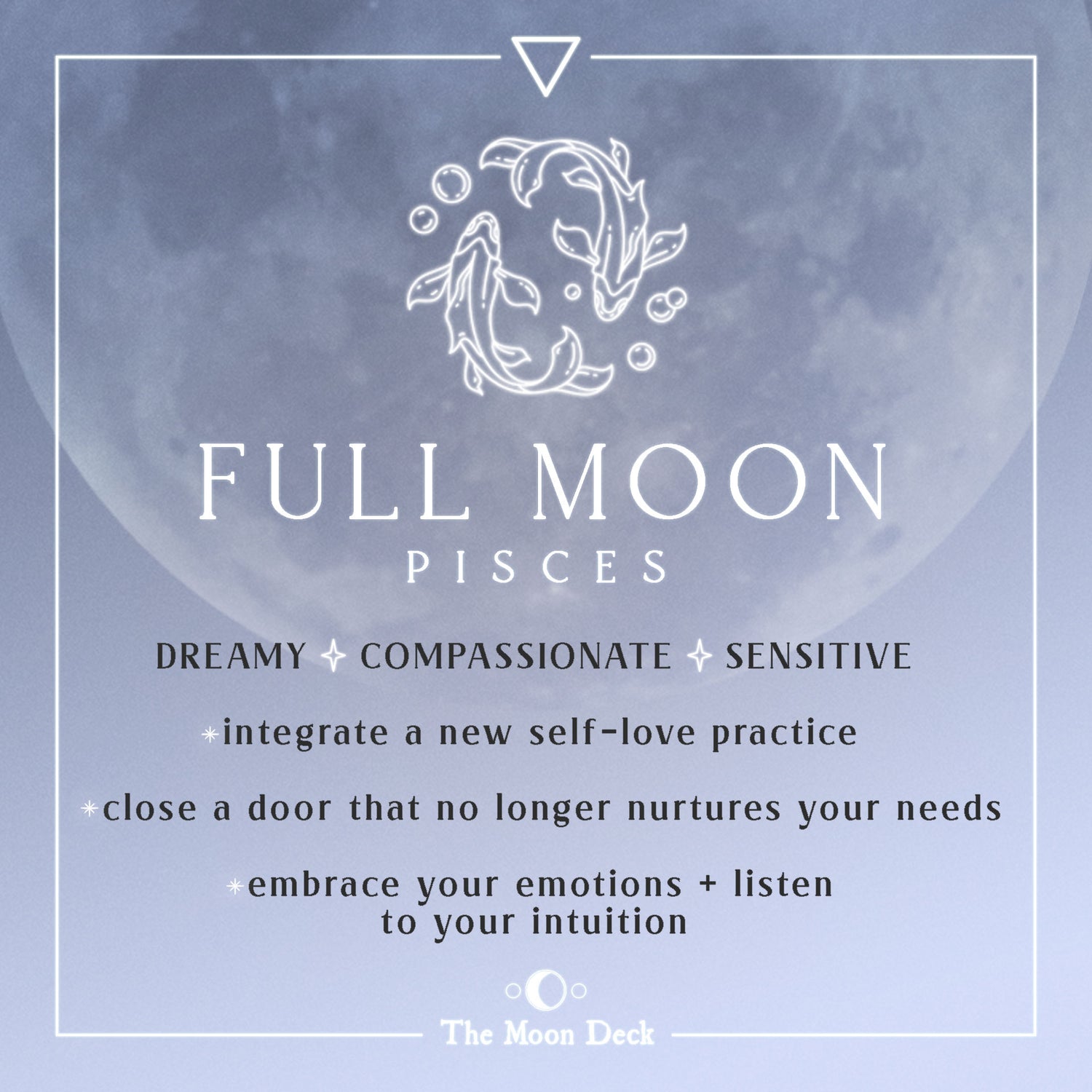 FULL MOON IN PISCES :: Cleanse, Purify, Connect