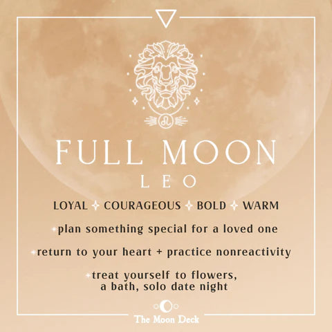 Full Moon in Leo :: The Heart is our Future