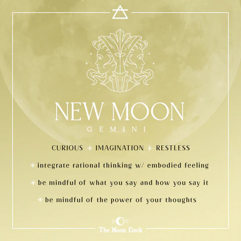 NEW MOON IN GEMINI:: You're Held by the Cosmos