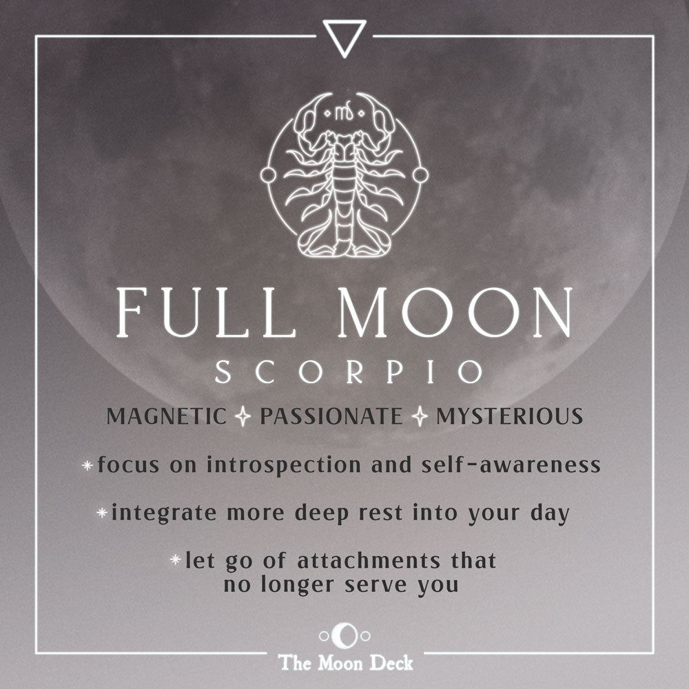 FULL MOON IN SCORPIO :: Purify Your Perfection