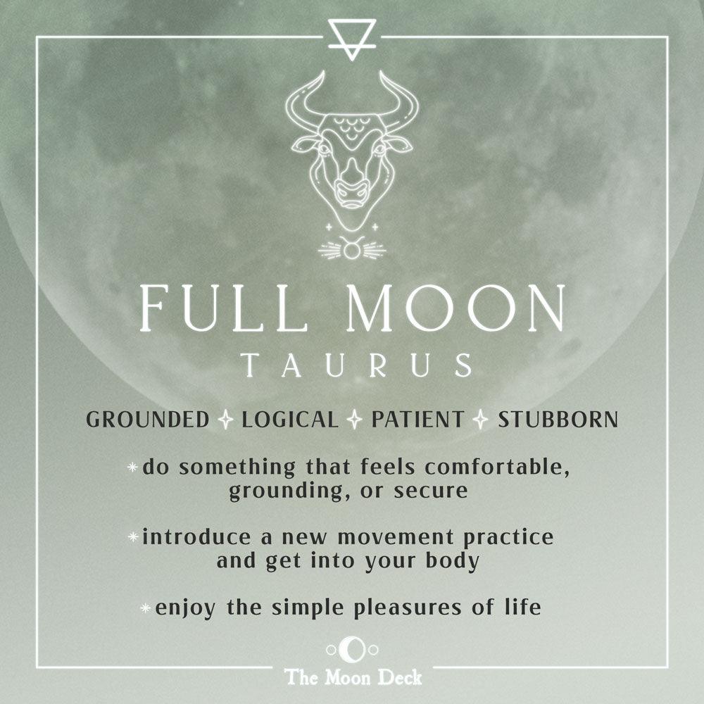 FULL MOON IN TAURUS: Portal of Potential